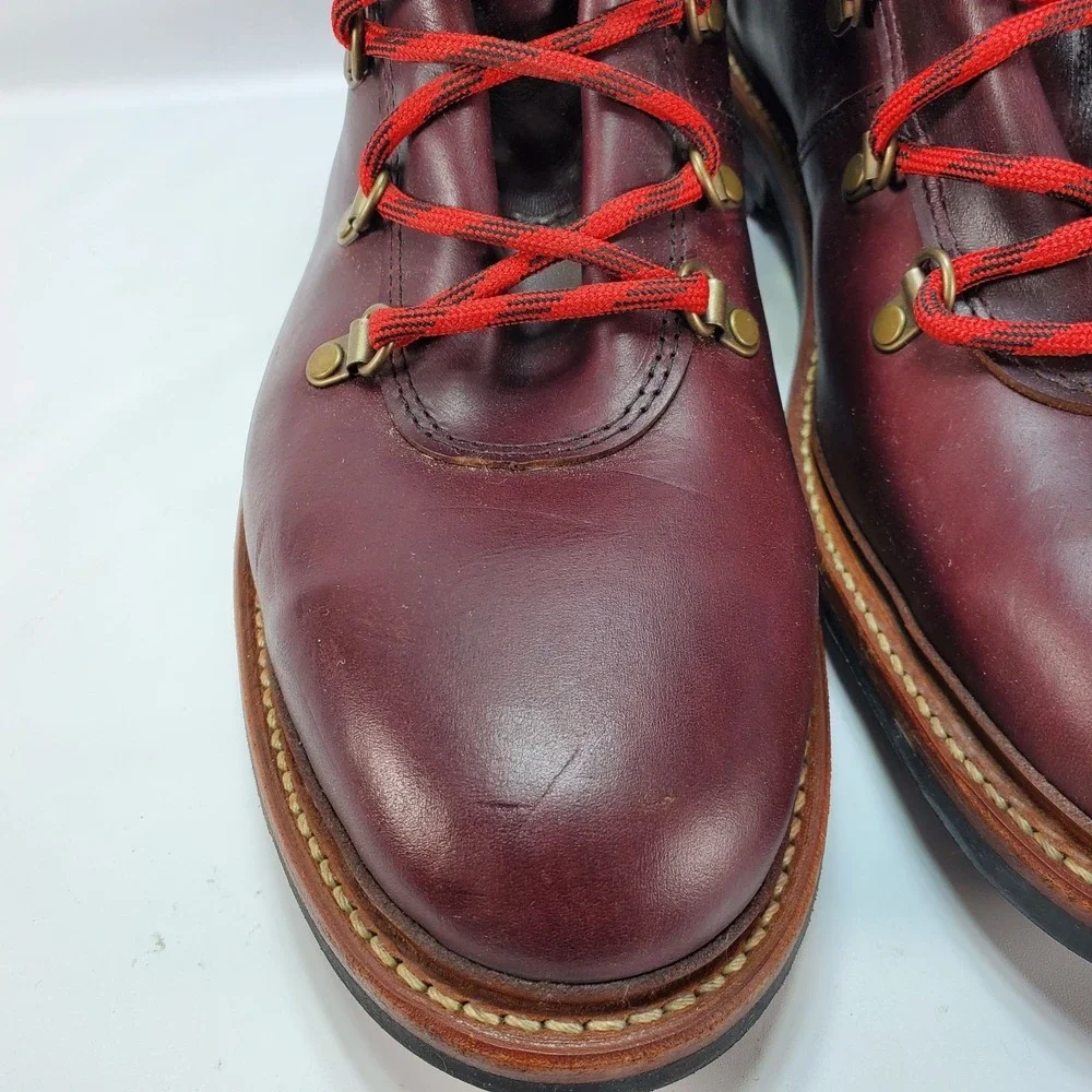 Oak Street Bootmakers Summit Boot Red Chromexcel Size 10.5 FACTORY‎ SECONDS